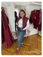 BURGUNDY mellény